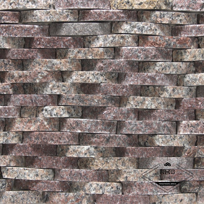 Фасадный камень Плетёнка — Гранит Капустинский в Симферополе